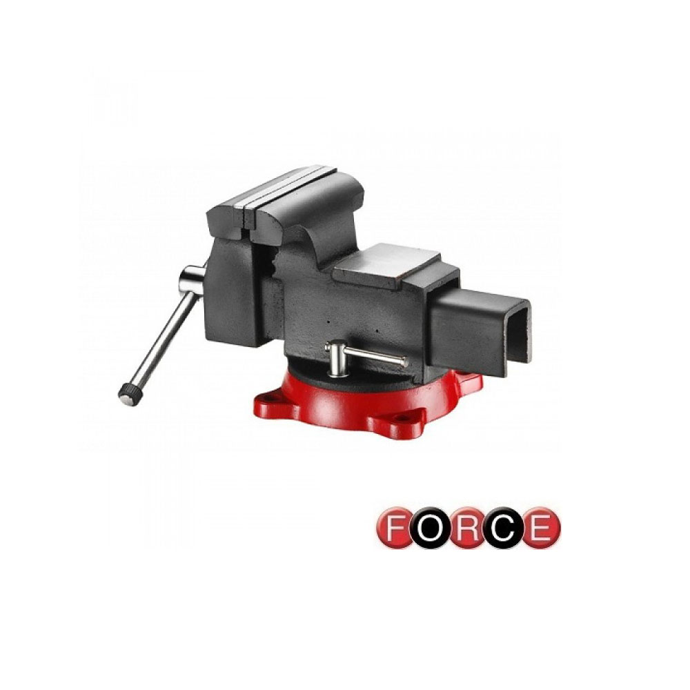 Μέγγενη FORCE 200mm πάγκου περιστρεφόμενη 6540208Α