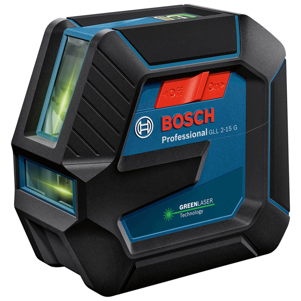 Λέιζερ Γραμμών BOSCH   GLL 2-15 G Professional με Στήριγμα LB 10