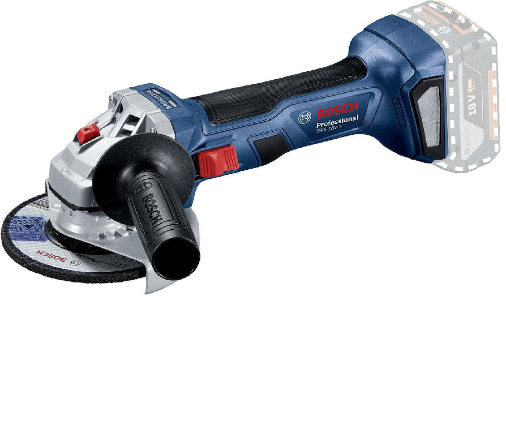Γωνιακός Τροχός Μπαταρίας BOSCH - GWS 18V-7  18V 