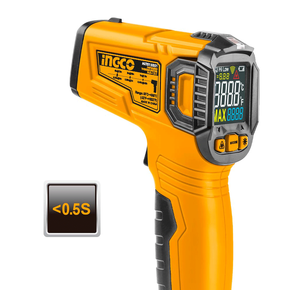 Ηλεκτ Μετρητής Θερμοκρασίας Eπιφανειών INGCO