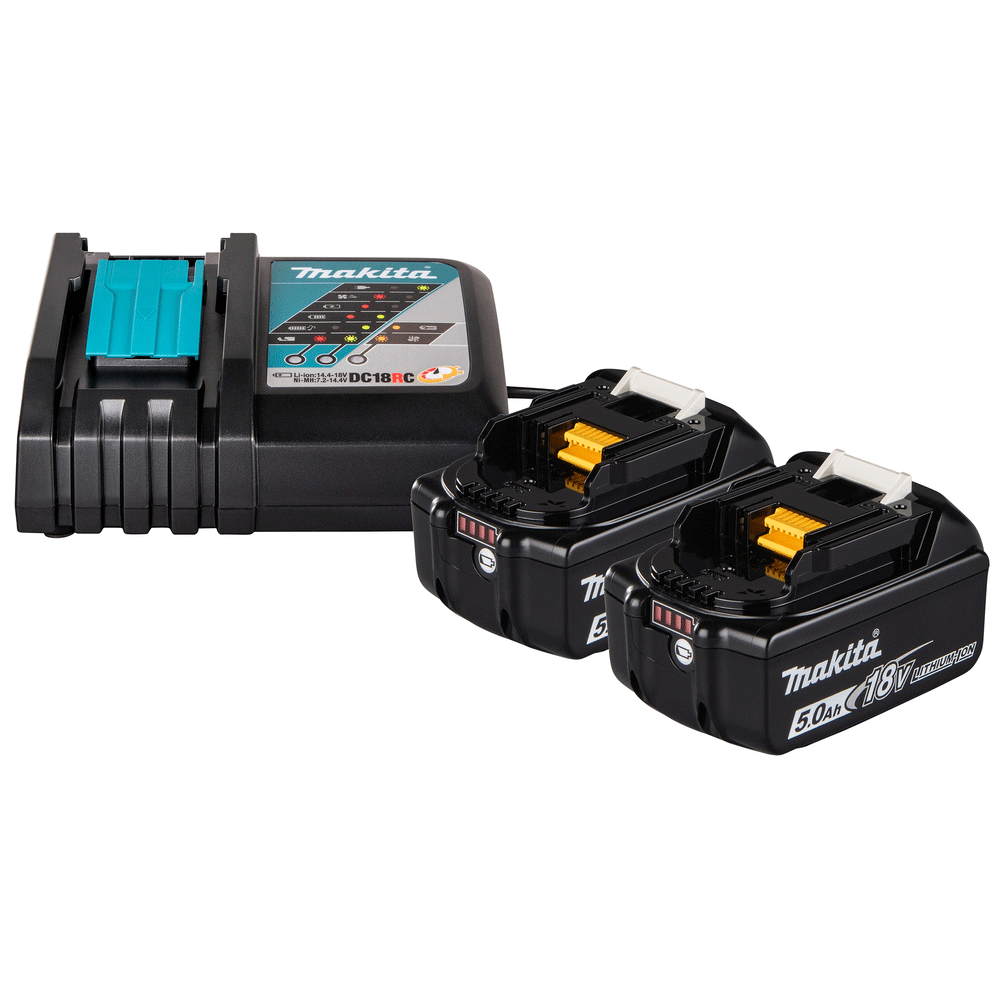 Σετ 2 μπαταρίες BL1850B + ταχυφορτιστή DC18RC