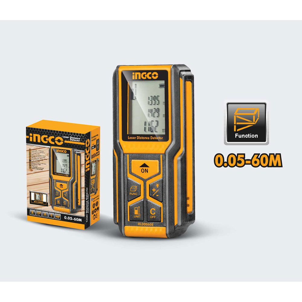 Μετρητής Αποστάσεων INGCO  Λέιζερ HLDD0608   60M 