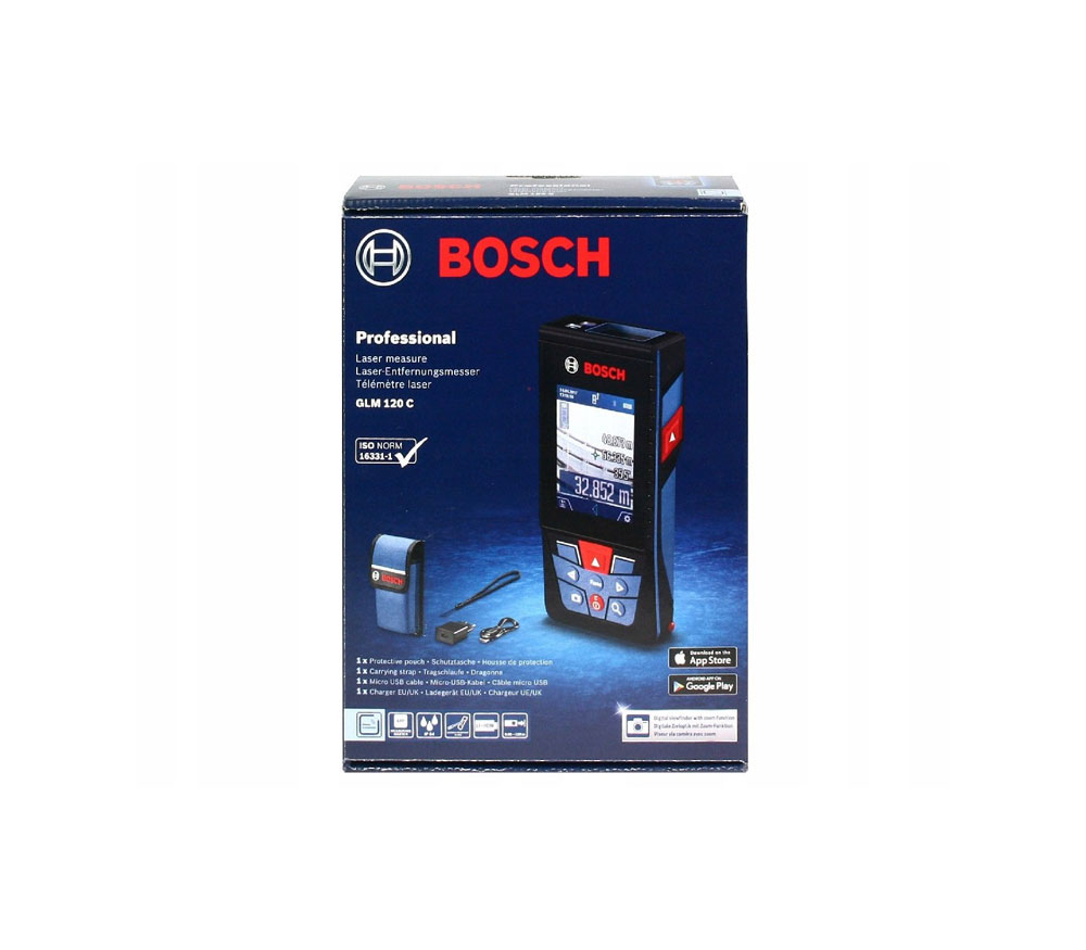 Μετρητής Αποστάσεων  BOSCH με Λέιζερ  GLM 120 C 120Μ
