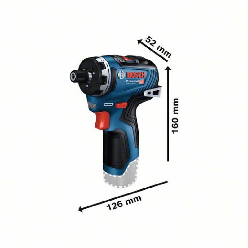 Κατσαβίδι  BOSCH - GSR 12V-35 HX  Brushless  με 2x12V Li-Ion 3.0Ah