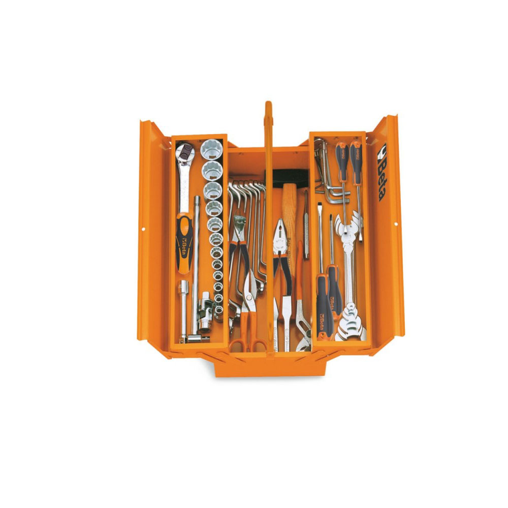 BETA εργαλειοθήκη μεταλ. αναδιπλούμενη C19L