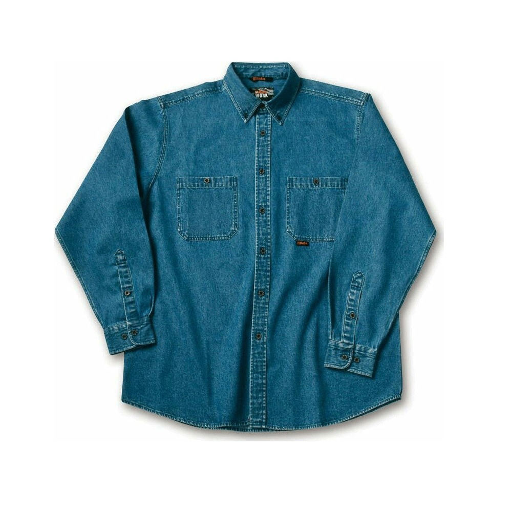 Πoυκαμισο Τζιν ΒΕΤΑ 7535 χοντρο  μακρυμανικο  