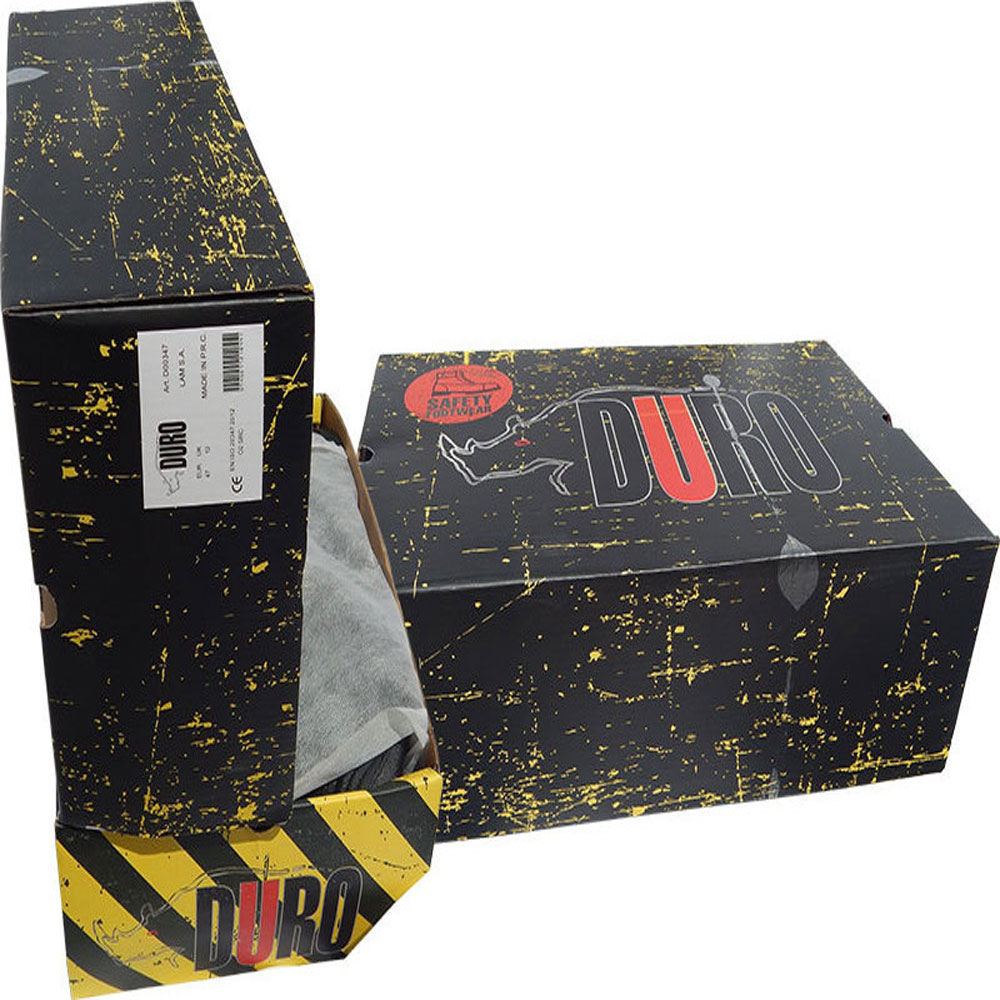 Μποτάκια DURO Δερμάτινα με προστασία S3SRC  D002