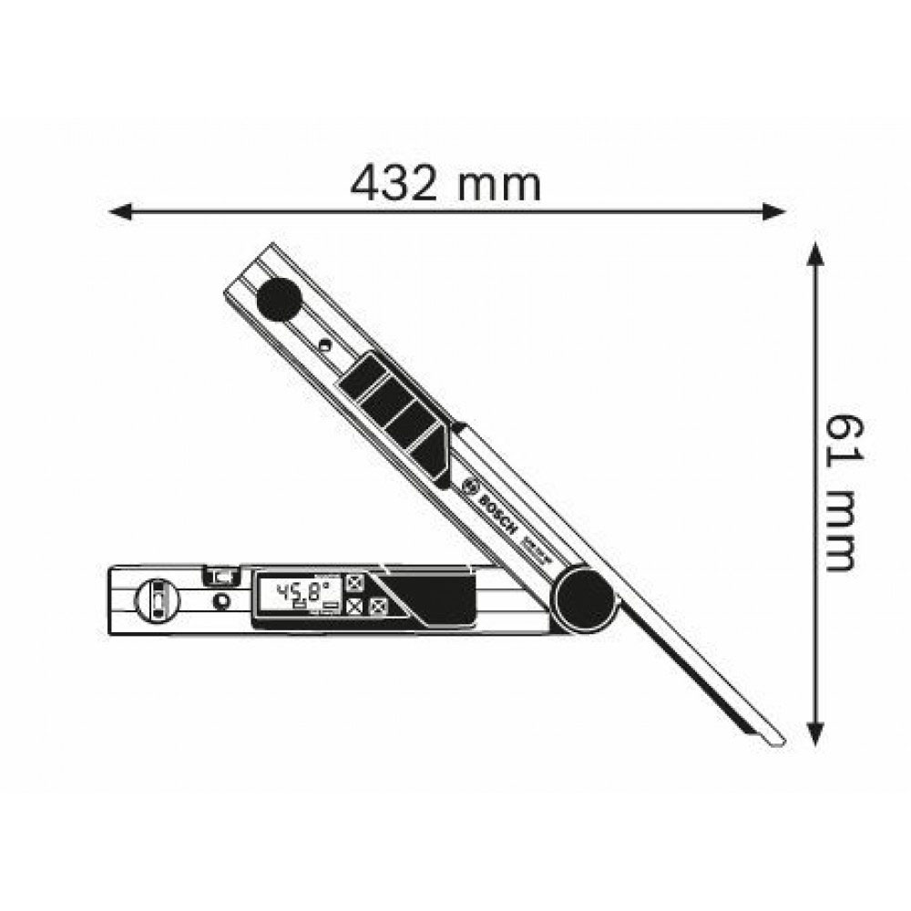 BOSCH- GAM 220 MF μετρητης γωνιων