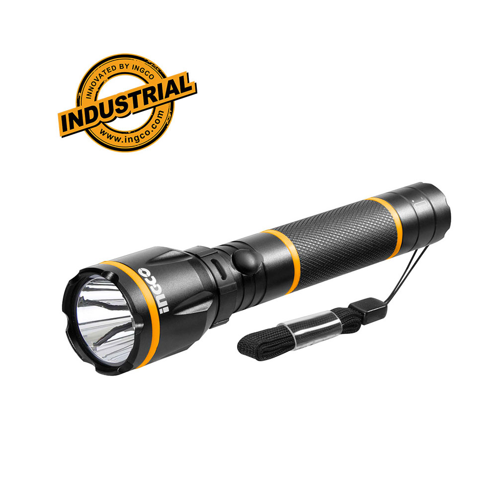 Φακός  INGCO επαναφορτιζόμενος Led αλουμινίου 250 L HCFL186503