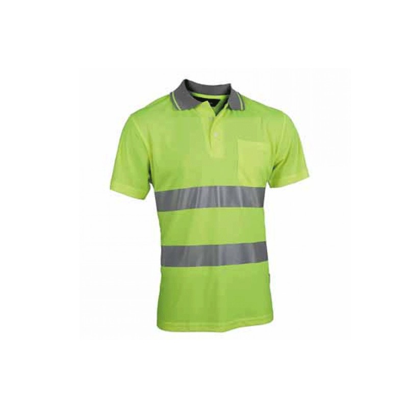 Μπλουζα  VIZWELL  Polo υψηλής ορατότητας 