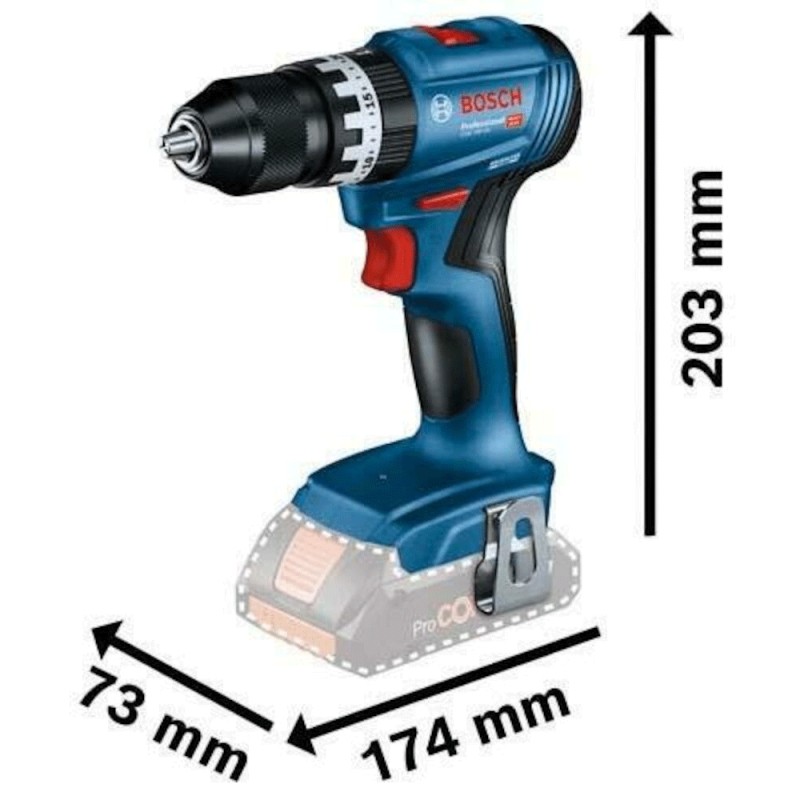 Σet Bosch Κρουστικό+ Kατσαβίδι 18V L Bl