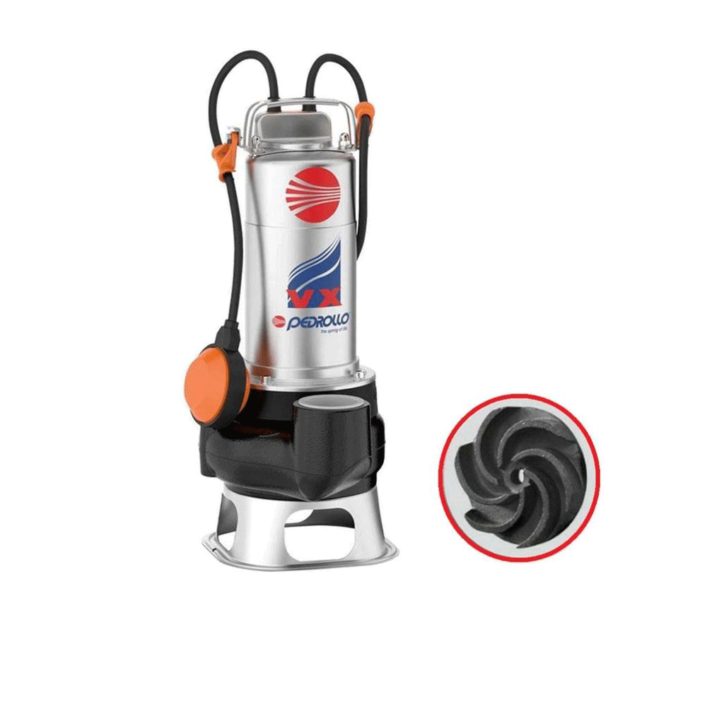 PEDROLLO  Υποβρύχια Αντλία Λυμάτων INOX  VORTEX