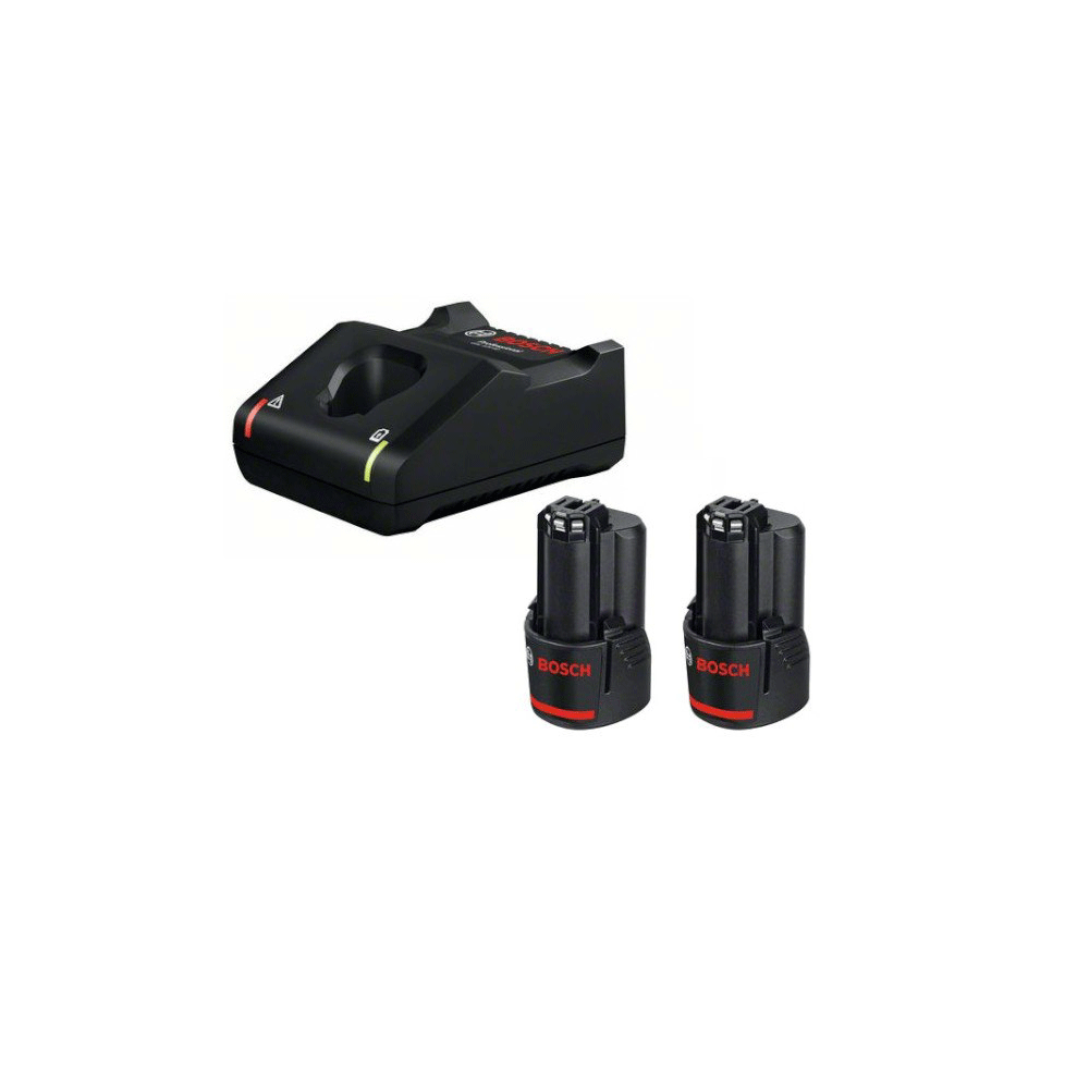 Σετ BOSCH Φορτιστής με 2 Μπαταρίες 12V 3.0Ah