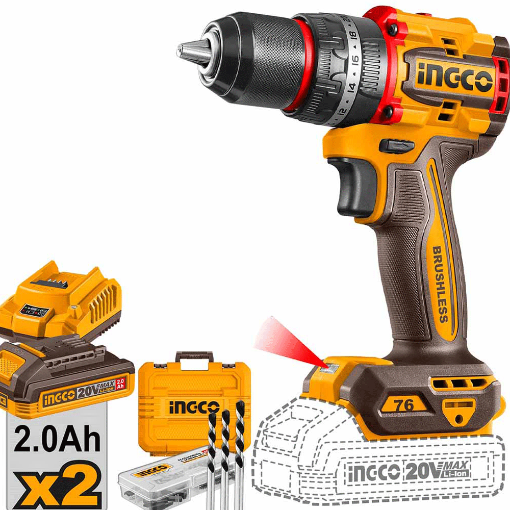 ΙΝGCO Kρουσ Δραπαν/δο .20V Li 