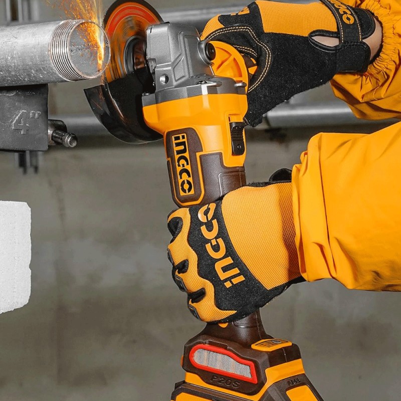 Γωνιακός Τροχός ΙΝGCO +2 μπατ 20V 